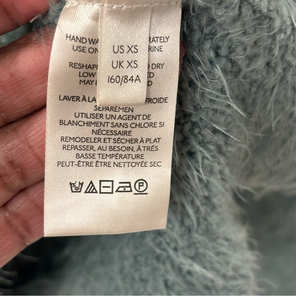 Free People Icing V-Neck Sweater in Spring Dust size S - Picture 10 of 14